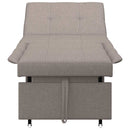 vidaXL Kanapéágy Tópszínű 194 x 67 x 37 cm szövet