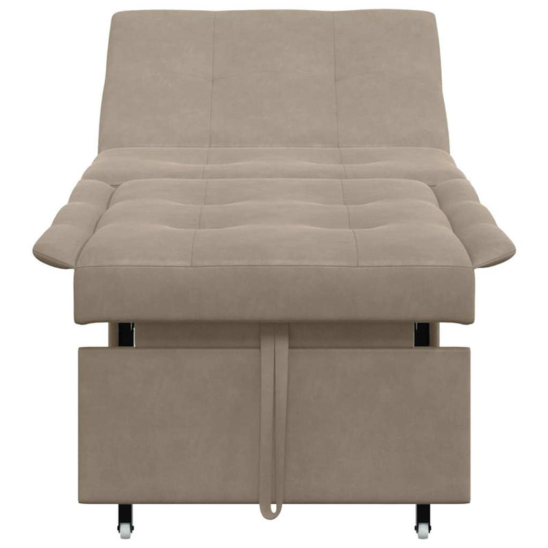 vidaXL Kanapéágy párnával Tópszínű 67 x 194 x 82 cm Furnér
