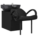vidaXL Sampon Szék Fekete 136 x 60 x 92 cm PVC