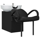 vidaXL Sampon Szék Fekete és Fehér 136 x 60 x 92 cm PVC