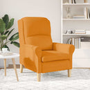 vidaXL karosszék Sötétsárga 76 x 94 x 102 cm szövet