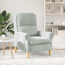 vidaXL karosszék Világosszürke 76 x 94 x 102 cm Bársony