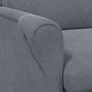 vidaXL karosszék Sötétszürke 76 x 94 x 102 cm Bársony