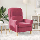 vidaXL karosszék bordó 76 x 94 x 102 cm Bársony
