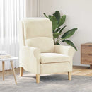 vidaXL karosszék Krém 76 x 94 x 102 cm Bársony