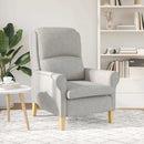 vidaXL karosszék Világosszürke 76 x 94 x 102 cm Mikroszálas