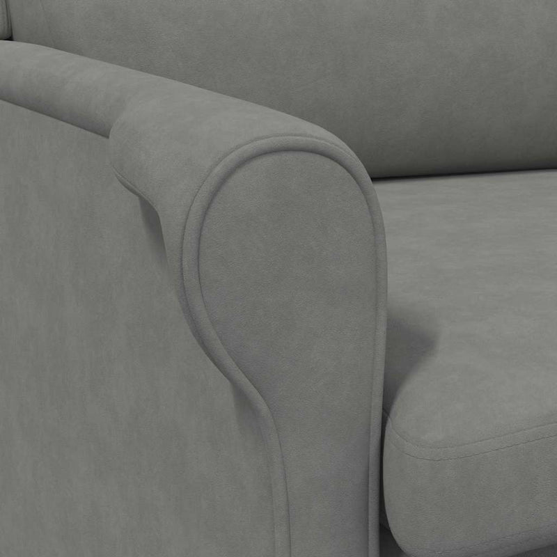 vidaXL karosszék Sötétszürke 76 x 94 x 102 cm Mikroszálas