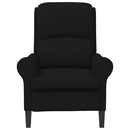 vidaXL karosszék Fekete 76 x 94 x 102 cm Mikroszálas