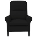 vidaXL karosszék Fekete 76 x 94 x 102 cm Mikroszálas