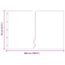 vidaXL Gyökérzáró fólia Fekete 0.7 x 5 m HDPE