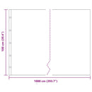 vidaXL Gyökérzáró fólia Fekete 1 x 10 m HDPE