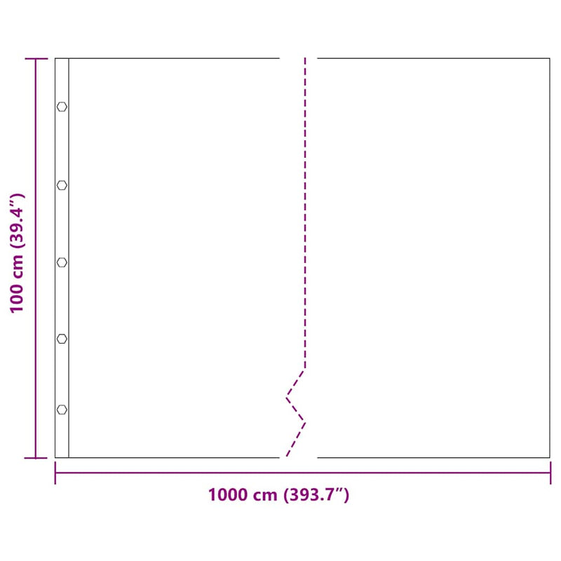 vidaXL Gyökérzáró fólia Fekete 1 x 10 m HDPE