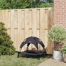 vidaXL Kutyafekhely Fekete m Acél