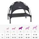 vidaXL Kutyafekhely Fekete m Acél