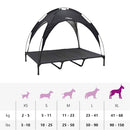 vidaXL Kutyafekhely Fekete xl Acél