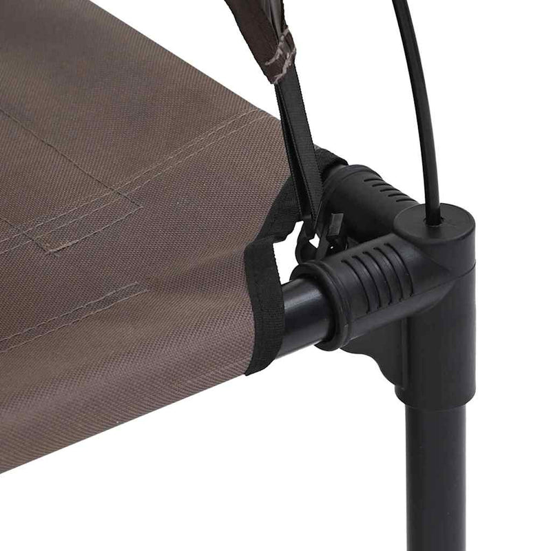 vidaXL Kutyafekhely Barna l Acél