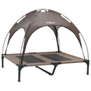 vidaXL Kutyafekhely Barna 92 x 77 x 82,5 cm Acél