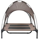 vidaXL Kutyafekhely Barna l Acél