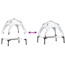 vidaXL Kutyafekhely Ezüst szürke s Acél