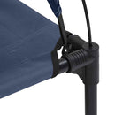 vidaXL Kutyafekhely Tengerészkék s Acél