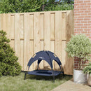 vidaXL Kutyafekhely Tengerészkék m Acél