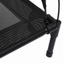 vidaXL Kutyafekhely Fekete m Acél