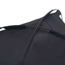 vidaXL Kutyafekhely Fekete l Acél