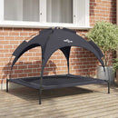 vidaXL Kutyafekhely Fekete 104 x 86 x 84,5 cm Acél
