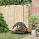 vidaXL Kutyafekhely Barna m Acél