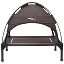 vidaXL Kutyafekhely Barna m Acél