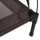 vidaXL Kutyafekhely Barna l Acél