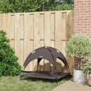 vidaXL Kutyafekhely Barna l Acél