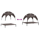 vidaXL Kutyafekhely Barna l Acél