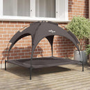 vidaXL Kutyafekhely Barna 104 x 86 x 84,5 cm Acél