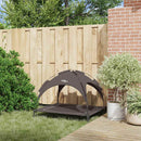 vidaXL Kutyafekhely Barna xl Acél