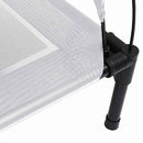 vidaXL Kutyafekhely Ezüst Szürke s Acél