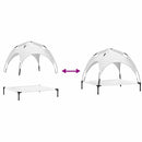 vidaXL Kutyafekhely Ezüst szürke l Acél