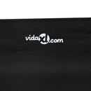 vidaXL Kutyafekhely Fekete ML Oxford Szövet és Acél