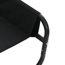 vidaXL Kutyafekhely Fekete ML Oxford Szövet és Acél