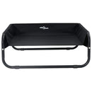 vidaXL Kutyafekhely Fekete ML Oxford Szövet és Acél