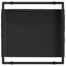 vidaXL Kutyafekhely Fekete ML Oxford Szövet és Acél