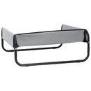 vidaXL Kutyafekhely Világosszürke m Oxford Szövet és Acél