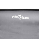 vidaXL Kutyafekhely Világosszürke l Oxford Szövet és Acél