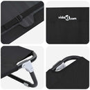 vidaXL Kutyafekhely Fekete ML Oxford Szövet és Acél