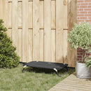 vidaXL Kutyafekhely Fekete ML Oxford Szövet és Acél