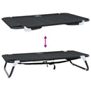 vidaXL Kutyafekhely Fekete ML Oxford Szövet és Acél