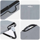 vidaXL Kutyafekhely Világosszürke s Oxford Szövet és Acél