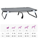 vidaXL Kutyafekhely Világosszürke s Oxford Szövet és Acél