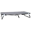 vidaXL Kutyafekhely Világosszürke 90 x 55 x 18 cm