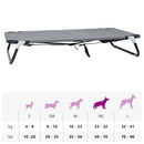 vidaXL Kutyafekhely Világosszürke 90 x 55 x 18 cm